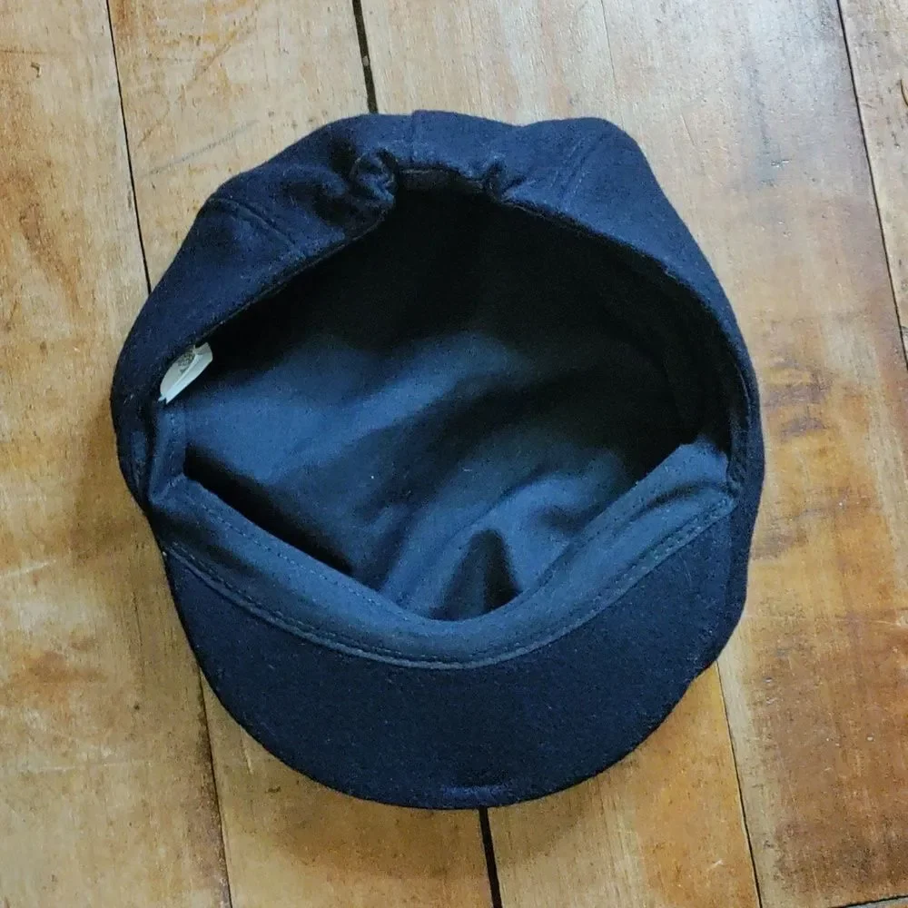 Newsboy Hat Size 4 to 6 Navy Blue Scally Cap Easter Spring Wedding Formal Preppy